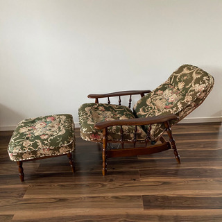 カリモク リクライニングチェア&オットマン