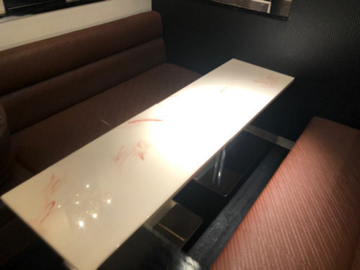 大理石風石机　テーブル