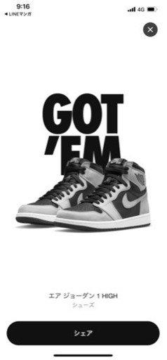 NIKE エアジョーダン　シャドウ