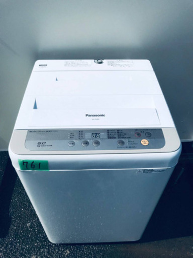 ①761番 Panasonic✨全自動電気洗濯機✨NA-F60B9‼️