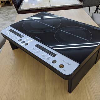 ☆高年式☆2020年製 IRISOHYAMA 2口IHクッキングコンロ IHK-W12Sアイリスオーヤマ