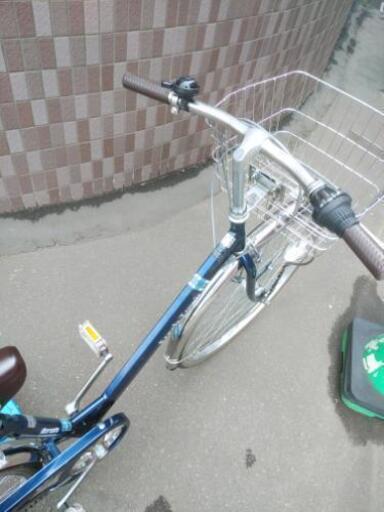 決まりました。防犯登録料込み。札幌市内配達無料中古27インチ丸石サイクル紺色。 決まりました。防犯登録料込み。札幌市内配達無料中古27インチ丸石