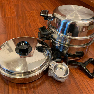 ロイヤルクイーン/made in U.S.A 鍋一式セット(大)