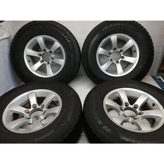 再値下げ】 ハイエース200(4型～）の純正アルミホイール＋DUNLOP 