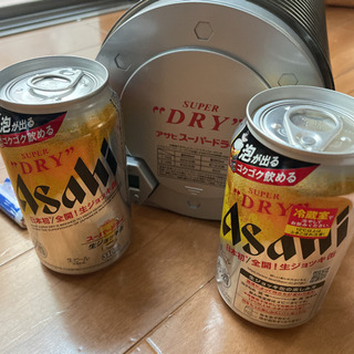 【ネット決済・配送可】アサヒ生ジョッキ缶２本と急冷機