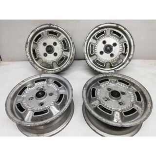 ローバーミニ用　ホイール ローバーミニ スチールホイール シルバー 4.5J-10インチ