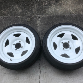 ESB TC01 15インチ 7.0J PCD100 +10 ホワイト 2本