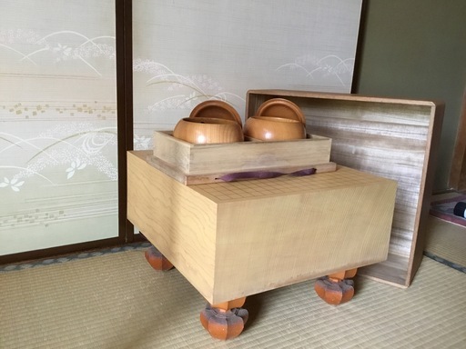 中古碁盤と碁石