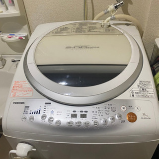 洗濯乾燥機　TOSHIBA AW-80VL(W) 8.0kg