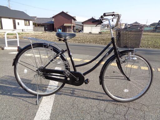 Parsle 婦人用自転車 26インチ 黒 （101）