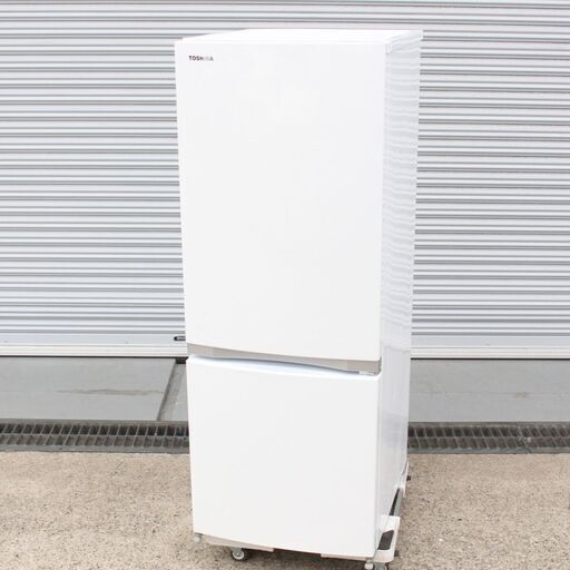 T003) ☆美品☆ 東芝 ノンフロン冷凍冷蔵庫 GR- M15BS(W) 2ドア 右開き