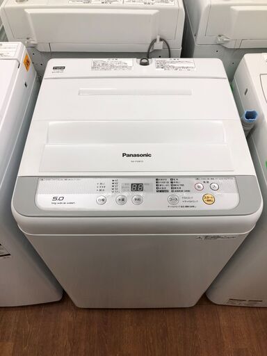 【リサイクルショップどりーむ天保山店】2208　洗濯機　Panasonic　パナソニック　NA-F50B10　5.0Kg　2017年製　中古品【3ヵ月保証付き】