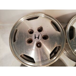 15x5.5J 5穴 114.3 +50 ステップワゴン RF1 RF2 純正 ストリーム S-MX ４本 15インチ アルミホイール     ～横浜市旭区 ズーラシア近く～