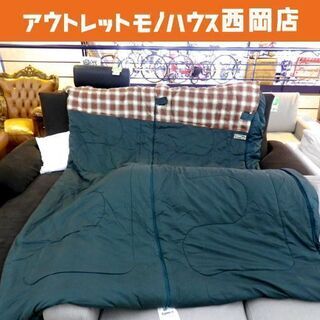 小川テント 寝袋 封筒型シュラフ CTK-2226 グリーン ア...