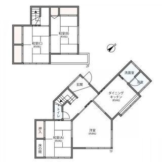 【DIY可/事務所・店舗可の戸建】礼金/更新料/管理費不要・敷地...