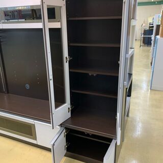 💙 AVボード 💙 大川家具 壁面収納 ハイタイプ　大型
