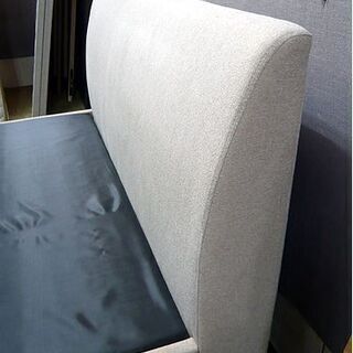 札幌 ダブルベッド ファブリックフレーム マットレスはシーリー sealy monogram5000 ダブルベット 本郷通店