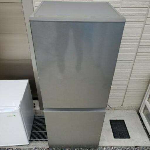 AQUA アクア 2ドア ノンフロン冷凍冷蔵庫 126L AQR-13G(S) 2018年製 シルバー