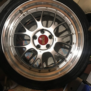 【ネット決済・配送可】BBS LM-R  4本セット　タイヤ付き