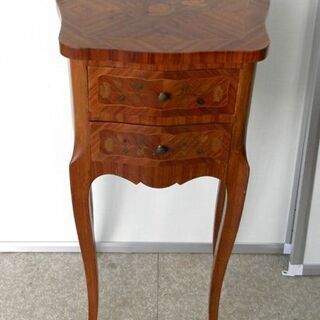 ヴィンテージ家具 Ameublement NF サイドテーブル キャビネット フランス フレンチカントリー MEUBLE 札幌市西区西野