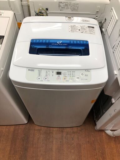 【リサイクルショップどりーむ天保山店】264　洗濯機　Haier　ハイアール　JW-K42M　4.2Kg　2020年製　中古品【3ヵ月保証付き】