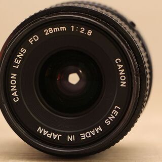 Canon New FD NFD 28mm f/2.8 MF Wide Angle Lens キヤノン 広角(P1170anxY)