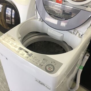 シャープ8.0K洗濯機　2018年製　インバーター　分解クリーニ...