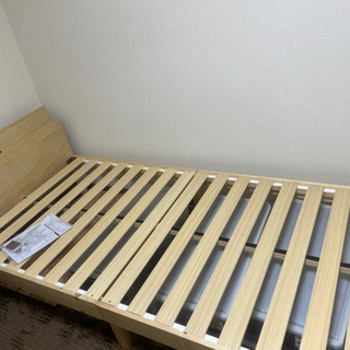 シングル すのこベッド 高さ調節 3段階 宮棚