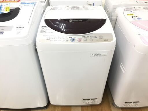 6ヶ月保証付き　SHARP　全自動洗濯機【トレファク岸和田店】