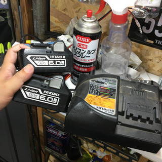 その他 日立ハイコーキ18V 6Ahバッテリー2個 急速充電器