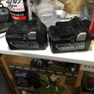 その他 日立ハイコーキ18V 6Ahバッテリー2個 急速充電器