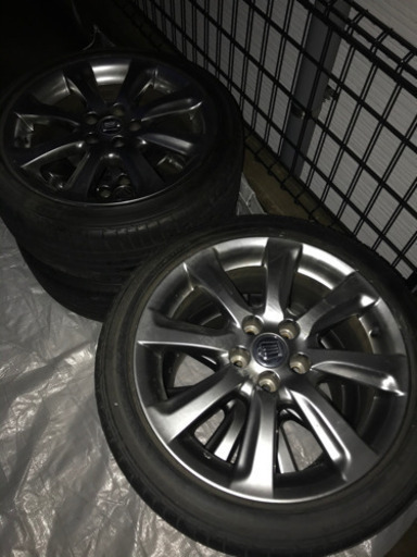 クラウンアスリート 200系 前期 純正18インチ タイヤホイールセット