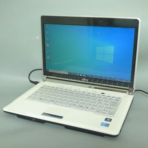 1台限定 送料無料 ノートパソコン 中古動作良品 Windows10 14型 富士通 S/G50 Core i3 4GB 320G DVDマルチ 無線LAN webカメラ LibreOffice