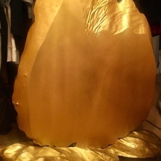 豪華衝立☆ 欅　超希少品　一枚板　ゴールド 金運アップ★ 古美術　京都　