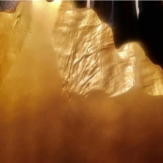 豪華衝立☆ 欅　超希少品　一枚板　ゴールド 金運アップ★ 古美術　京都　