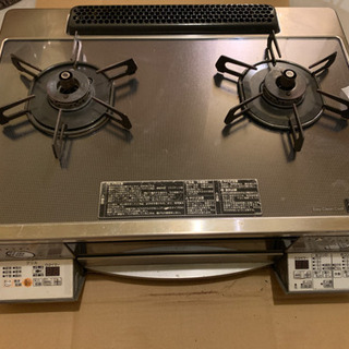 大阪ガス 高級ガラストップコンロ 110-h002 都市ガス - 家電