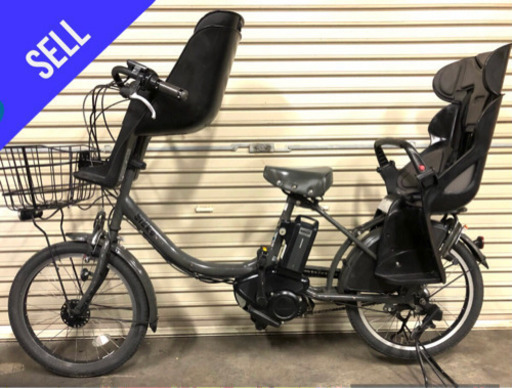 電動自転車☆ブリヂストン ビッケ 3人乗り 残キロSW 8.7ah☆