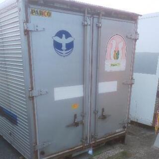 香取市山之辺】No.E-6【3t車でも配送可】 アルミコンテナ 南京錠使用可