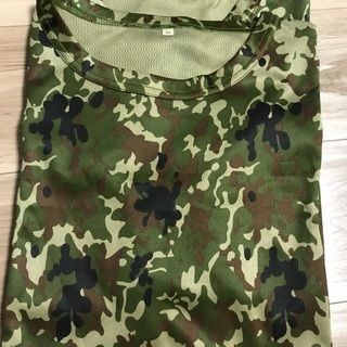 自衛隊　迷彩柄シャツ　半袖　2枚組値引1000→800