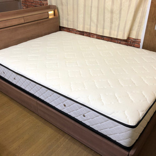 送料無料】ダブルサイズベッド マットレス セット