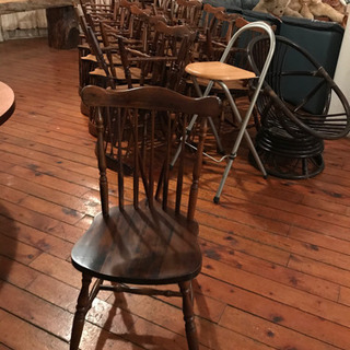 【ネット決済】木製椅子　引き取り限定　40脚あり