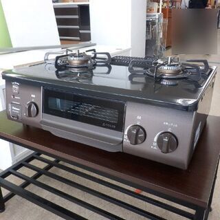 LPガステーブル 2020年製 パロマ IC-S37DX-L LP IC-S37DX ガステーブル