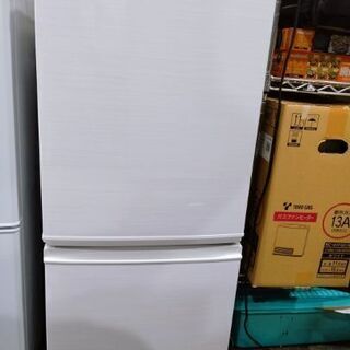 【ネット決済】シャープ冷蔵庫2020年式 SJ-D14F-W 137L
