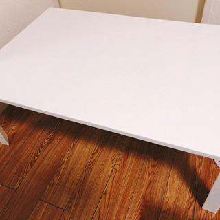 美品　折りたたみローテーブル　センターテーブル　白　ホワイト