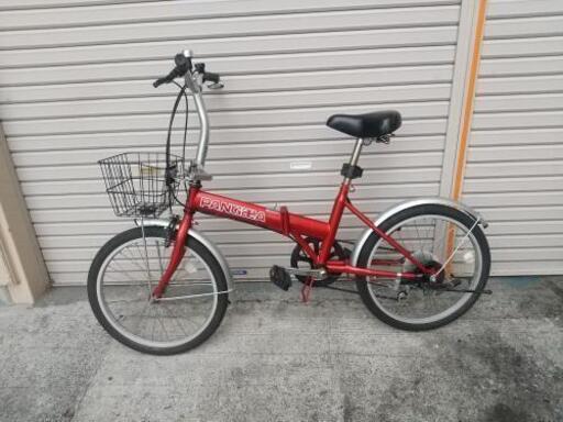 美品車＞キャデラック・20インチ折りたたみ自転車・々ブラック 変速