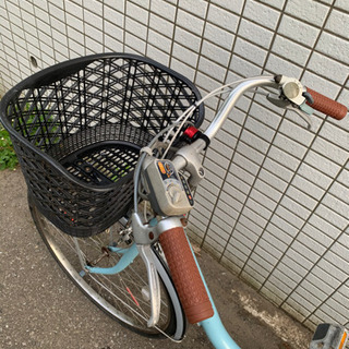 YAMAHA PAS 水色　電動アシスト自転車