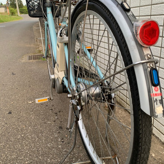 YAMAHA PAS 水色　電動アシスト自転車