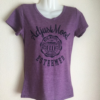 紫Tシャツ L