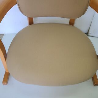 ★中古 美品★バリアフリー 椅子 無限工房 MUGEN かに座PLUS ロータイプ 肘掛け  座椅子 肘掛け 木製  低座椅子 和室