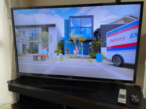 テレビTOSHIBA50型+スピーカー付きテレビ台